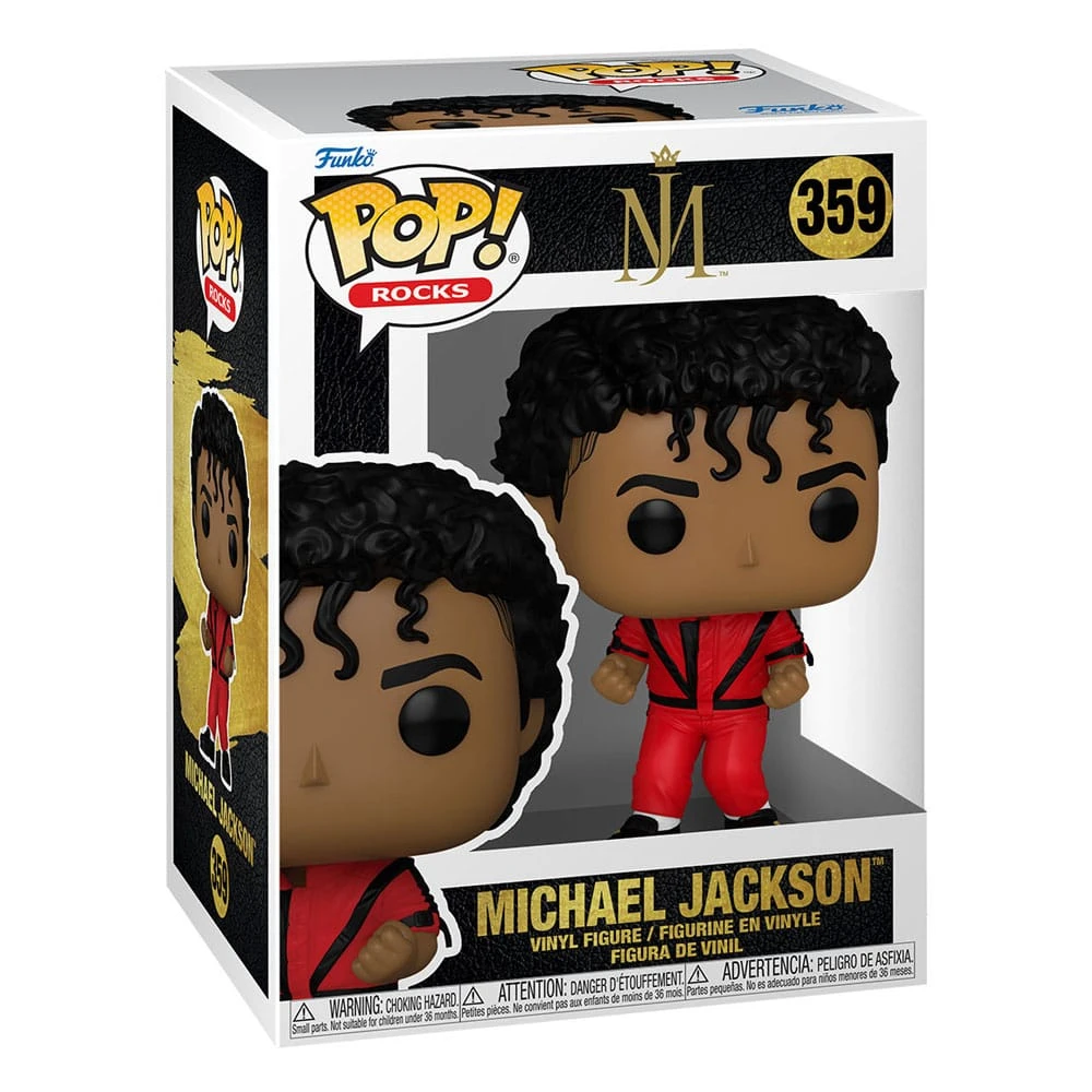 Michael Jackson POP! Rocks Vinyl Figur Thriller